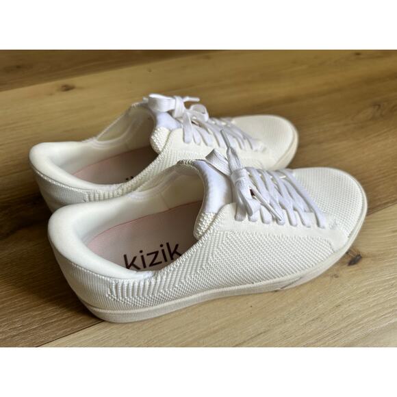 Kizik Hands Free Casual White Sneakers Men’s 5.5 / Women’s 7 - Picture 6 of 7